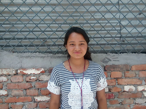 Tienermeisje Nepal Aflateen