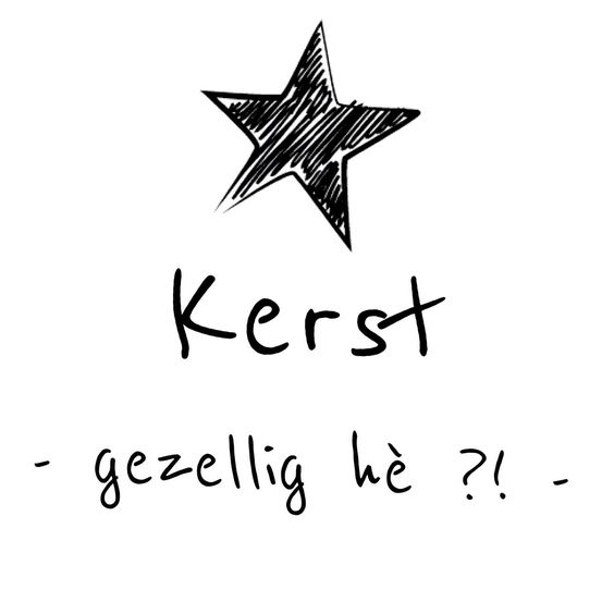 kerst is gezellig